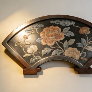 清风雅韵木雕扇