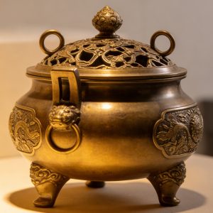 雅韵铜香炉